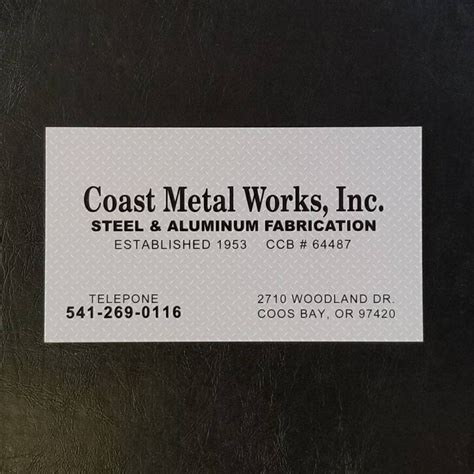 metal fabrication coos bay oregon|Coast Metal Works .